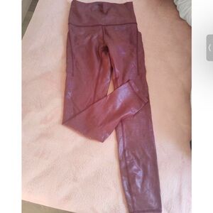 Shimmering Pink Leggings